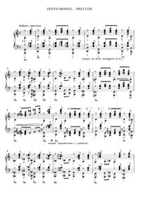 Festvorspiel Prelude - Franz Liszt